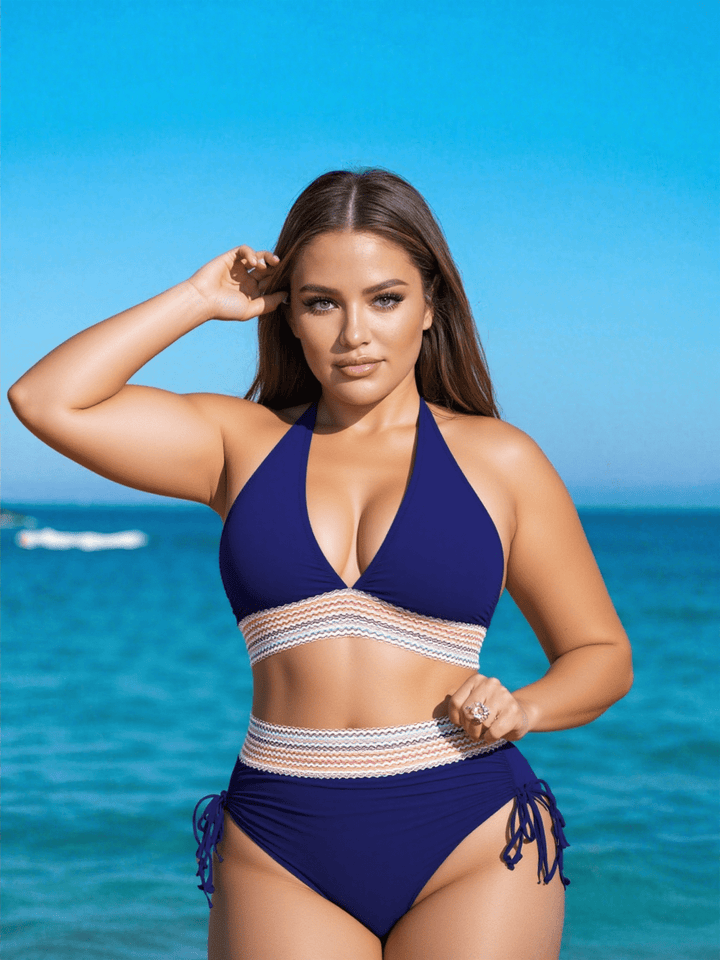 Elegante high-waist bikini met shapewear-effect