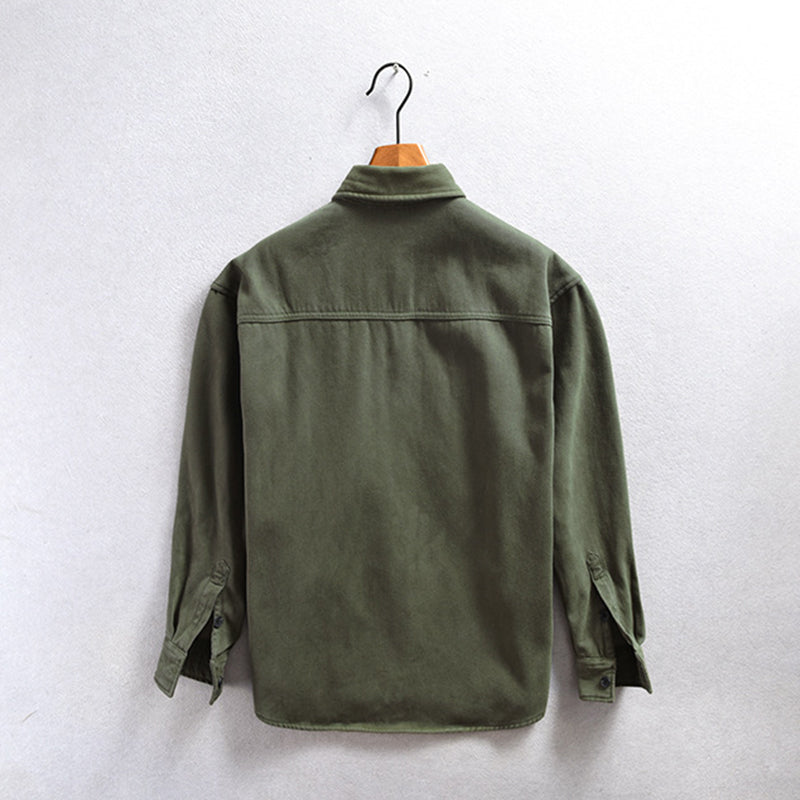 Cargo fleece overshirt