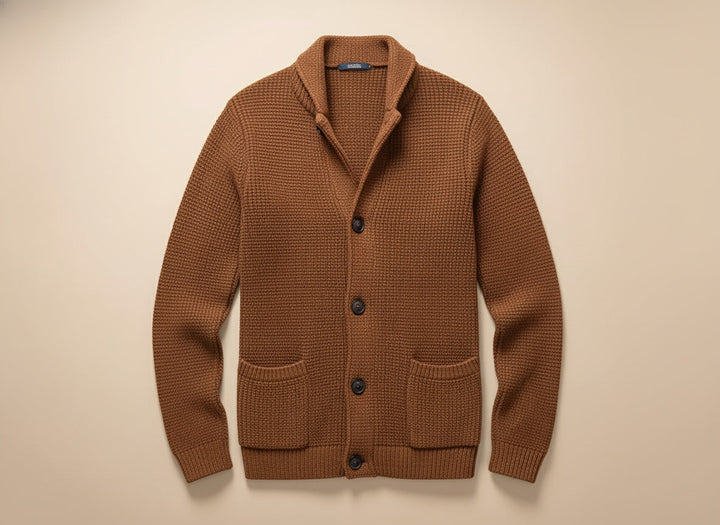 Rudolf™ | Luxe Gebreide Wolcardigan