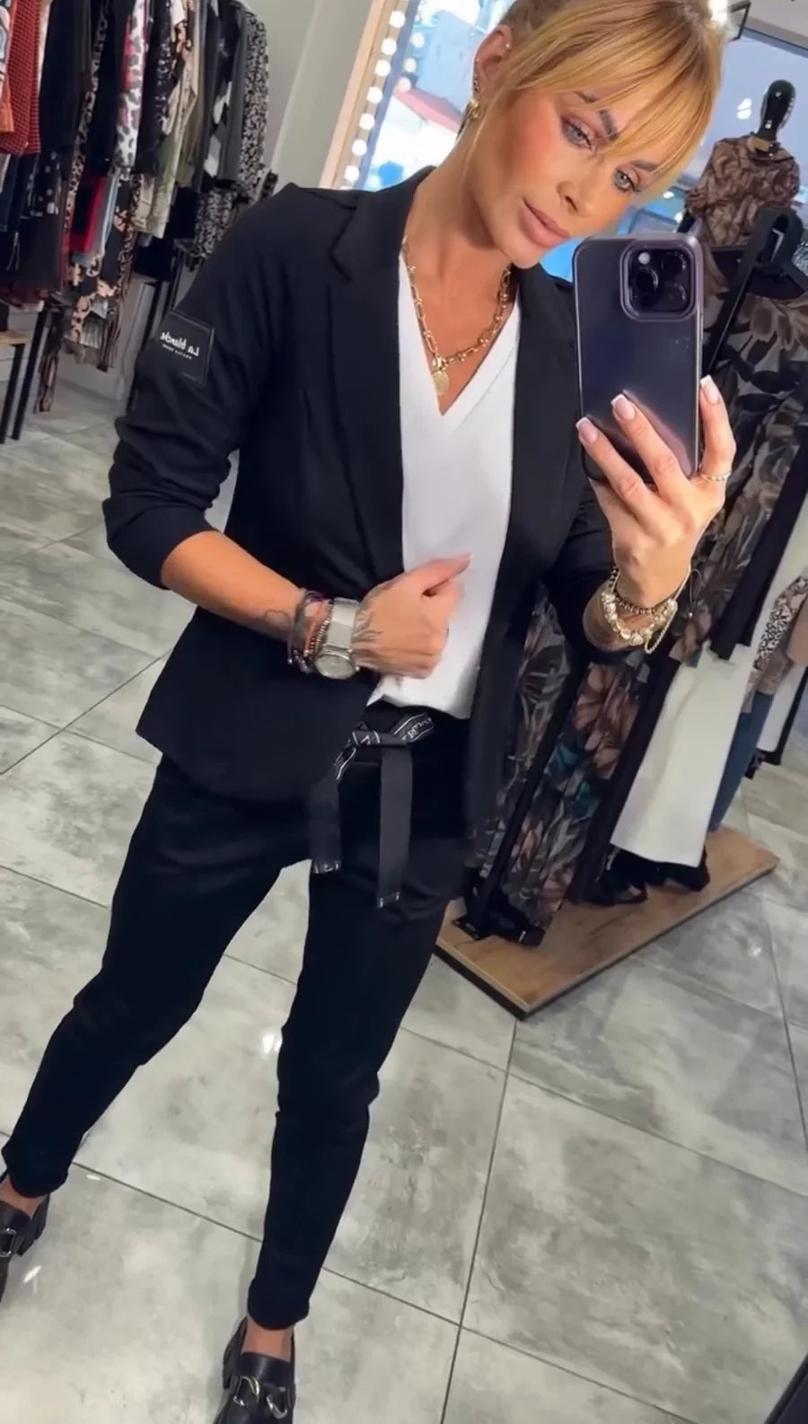 SENIA | Tweedelige set met zachte blazer & relaxte joggers