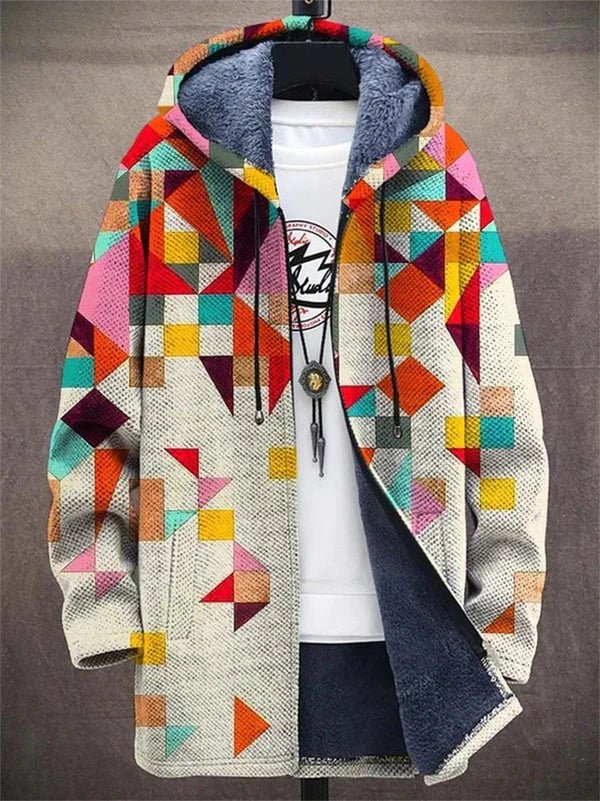 Boston | Elegante Gebreide Cardigan met Print