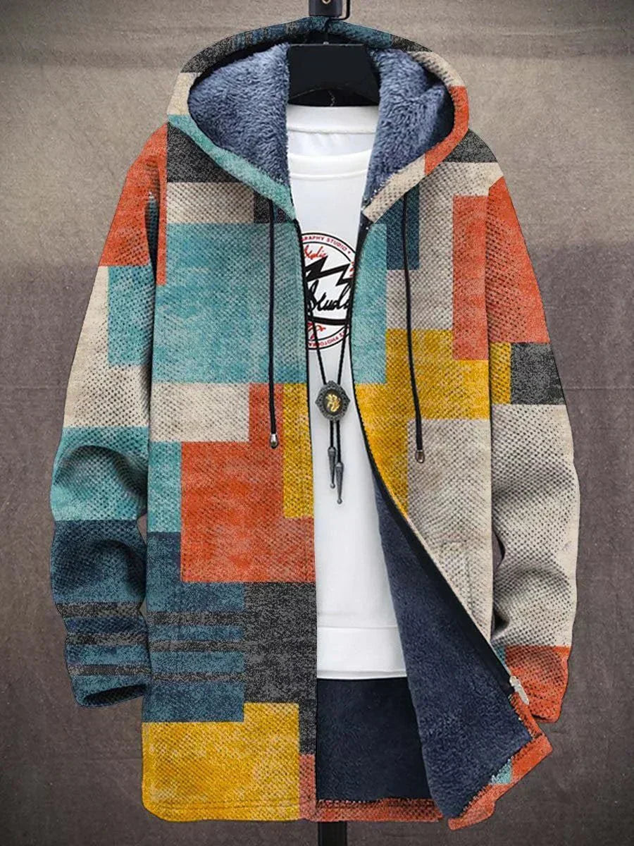 Boston | Elegante Gebreide Cardigan met Print