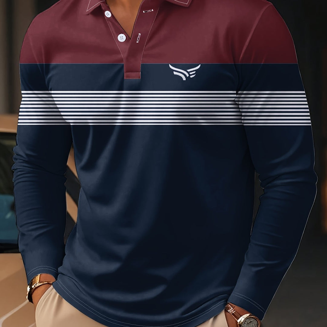 Thomas - Herenpolo met strepen