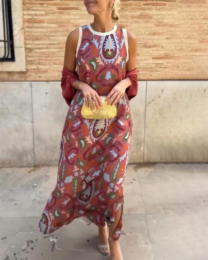 Ameliya | Tweedelig setje met print