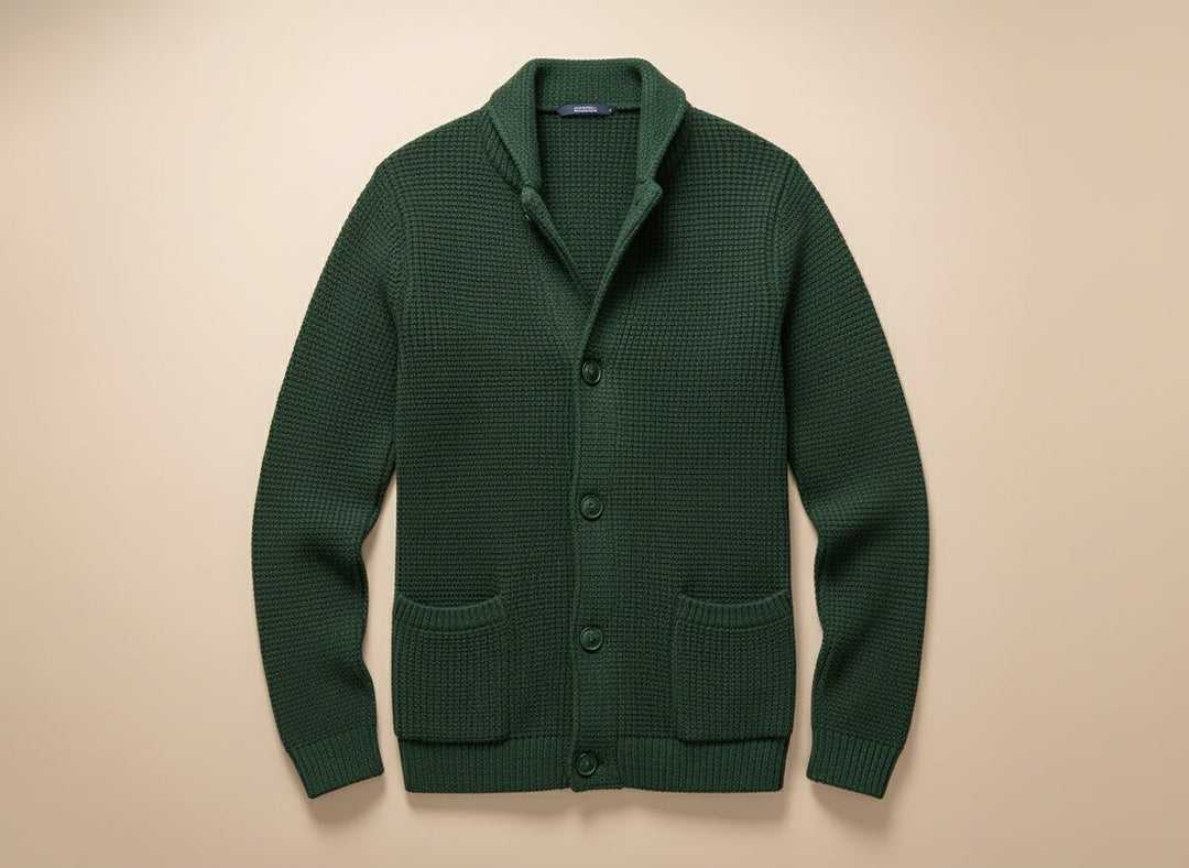 Rudolf™ | Luxe Gebreide Wolcardigan