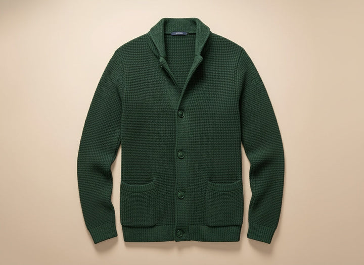 Rudolf™ | Luxe Gebreide Wolcardigan