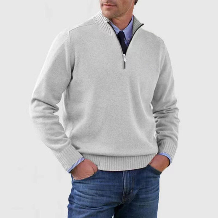 Rutger™ | Heren Sweater Met Halve Rits
