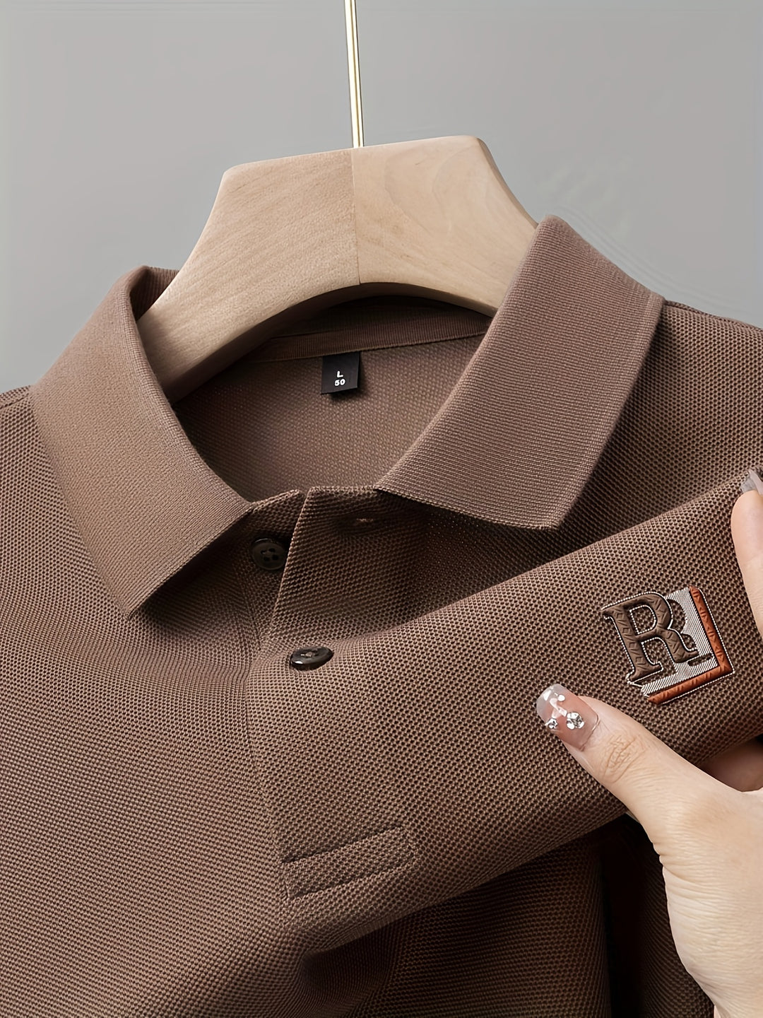 FIKO - Herenpolo met lange mouwen