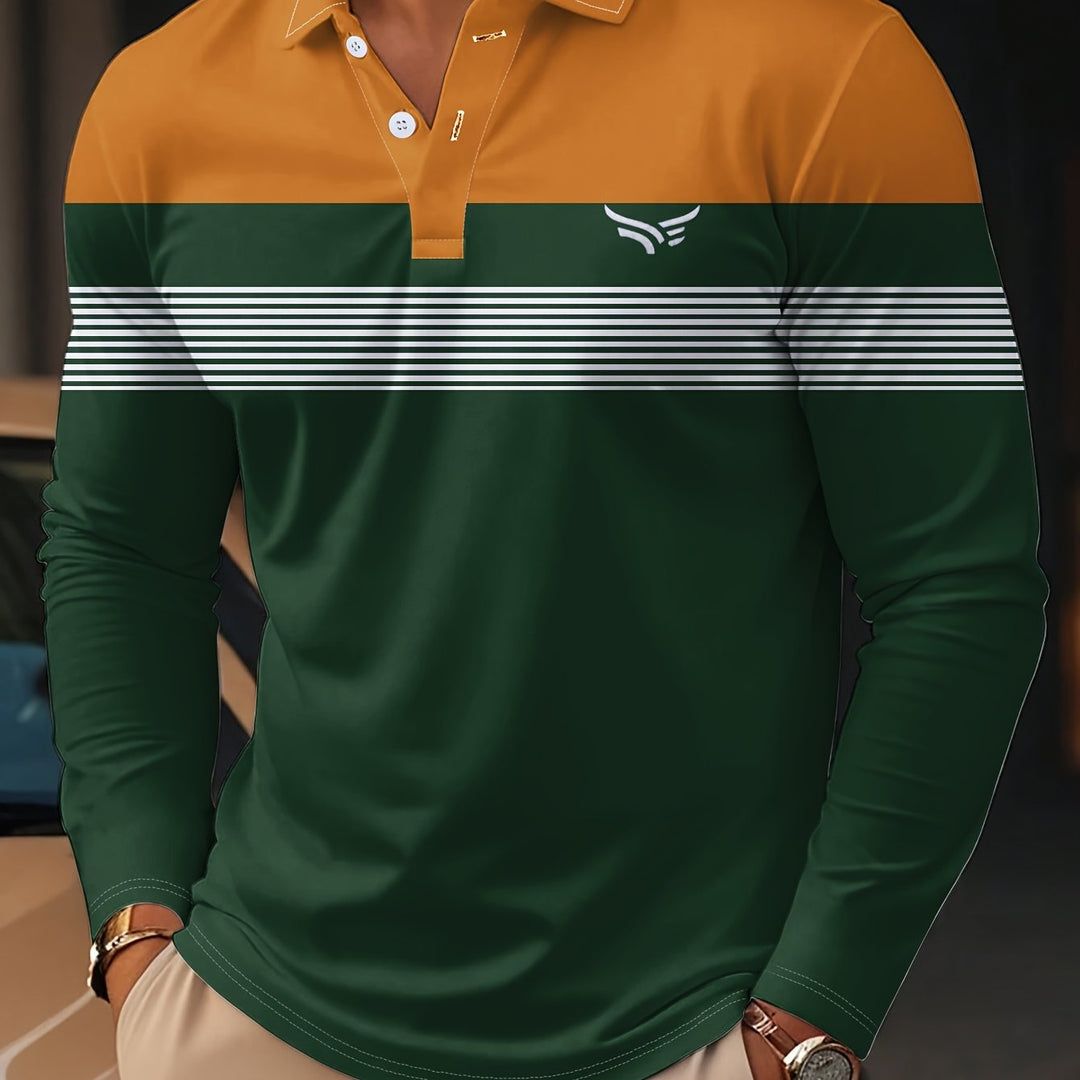 Thomas - Herenpolo met strepen