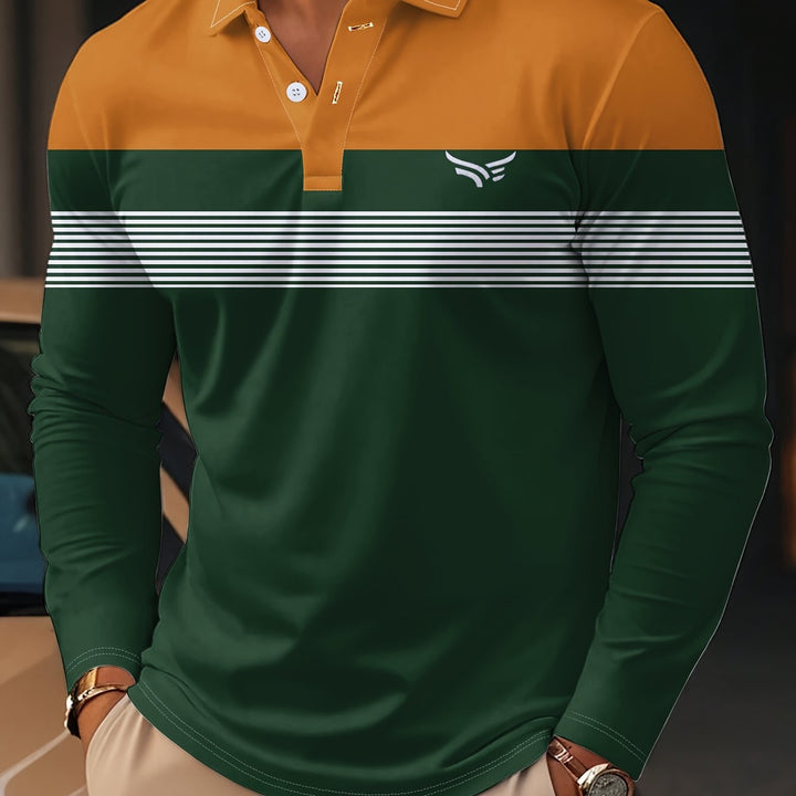 Thomas - Herenpolo met strepen