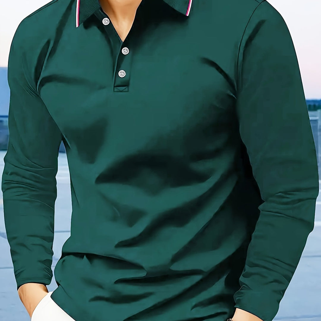 TIMO - Poloshirt met lange mouwen