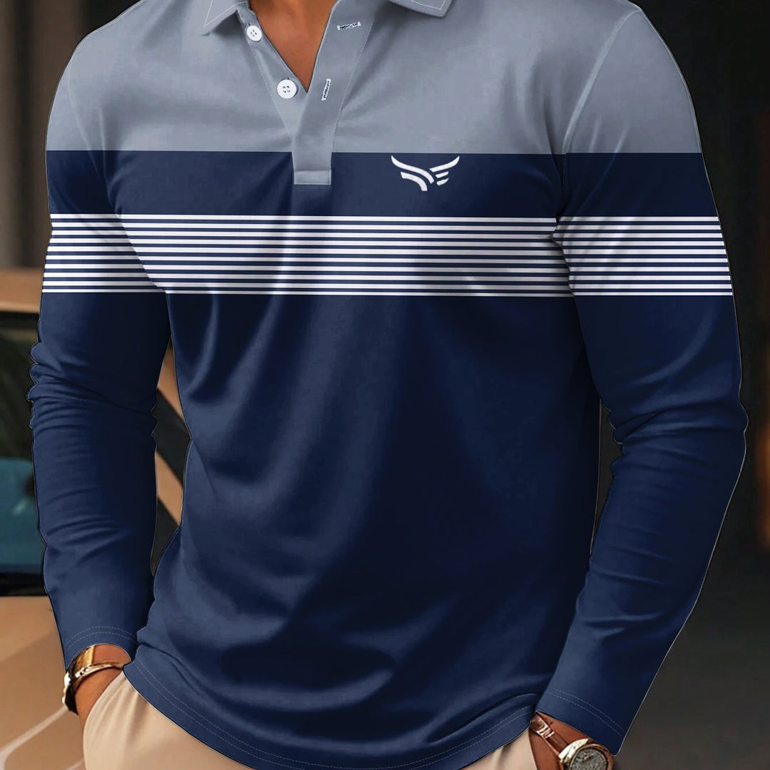 Thomas - Herenpolo met strepen