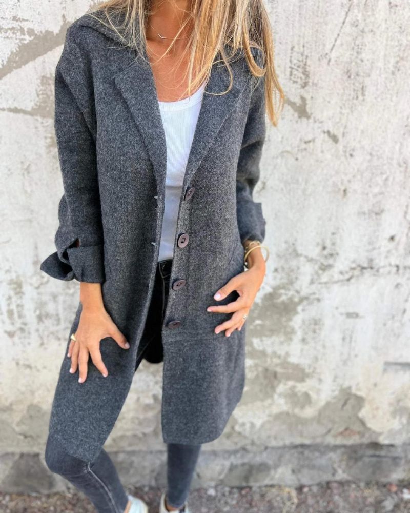 Maila™ | Casual Lange Jas