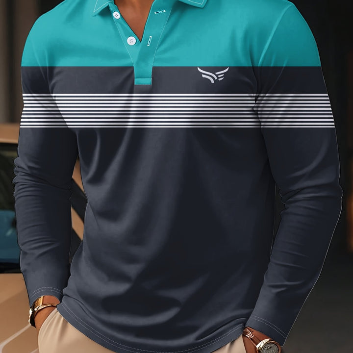 Thomas - Herenpolo met strepen