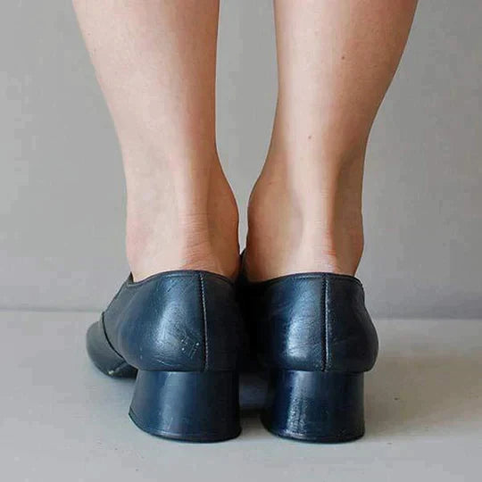 Denisa – Orthopedische sandalen met brede hak