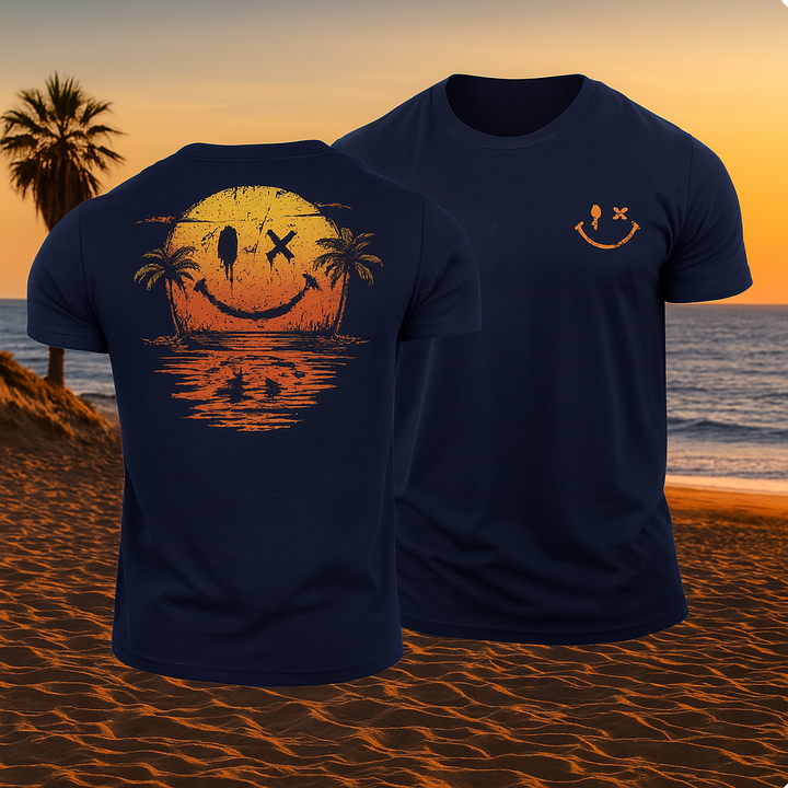 Soleil Bleu | Smiley Oceaan T-Shirt