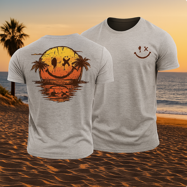 Soleil Bleu | Smiley Oceaan T-Shirt