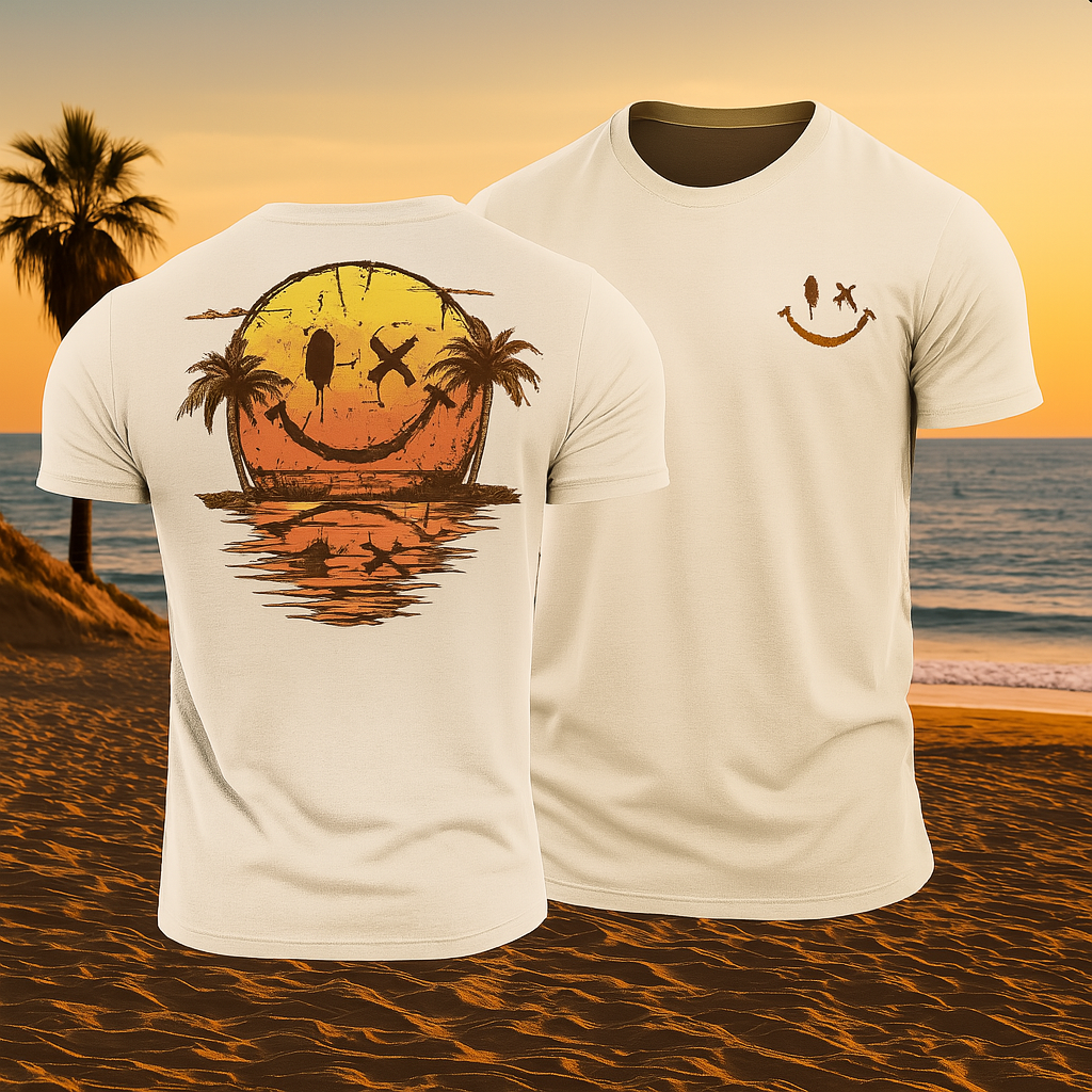 Soleil Bleu | Smiley Oceaan T-Shirt