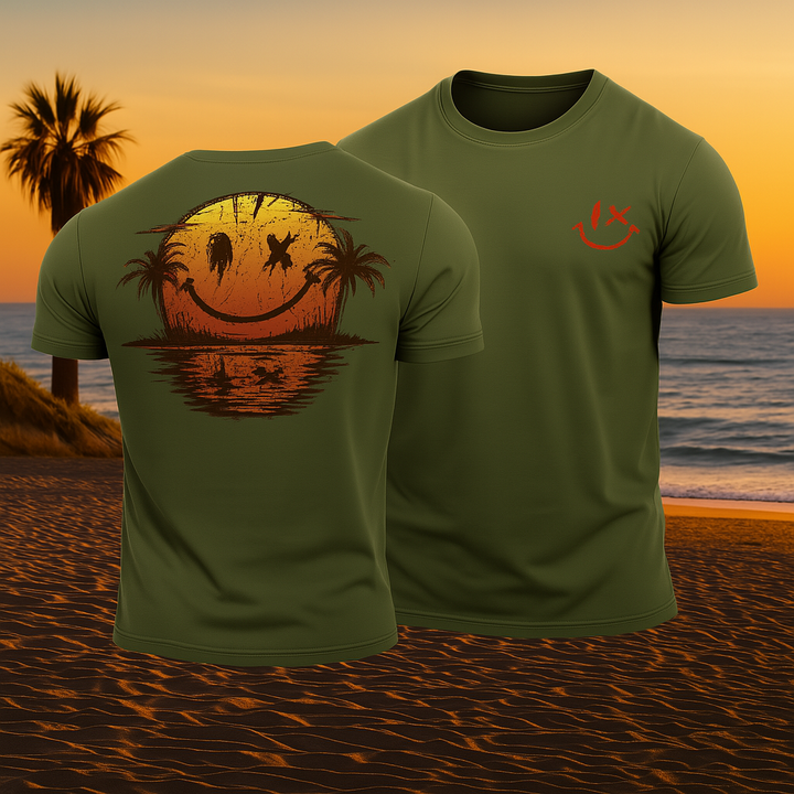 Soleil Bleu | Smiley Oceaan T-Shirt