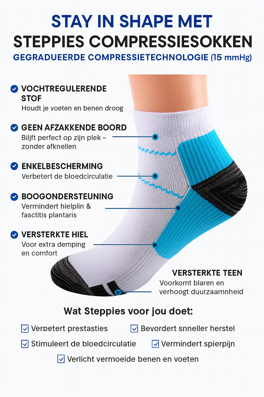 Steppies | Compressie sokken
