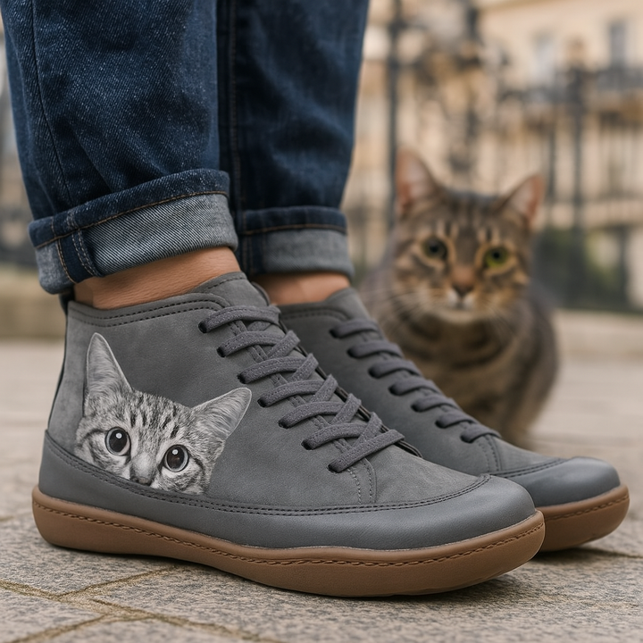 Savrani™ | Laarzen met katten-detail