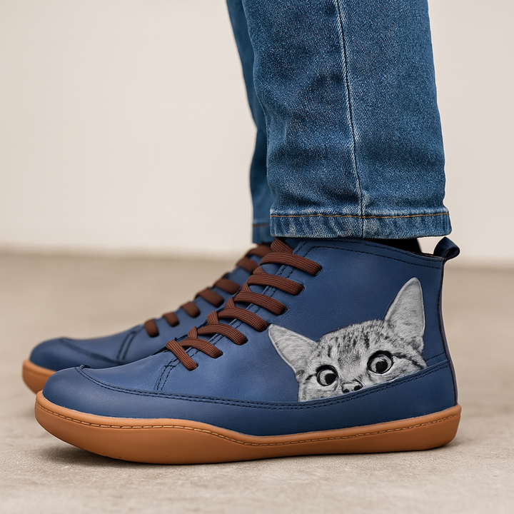 Savrani™ | Laarzen met katten-detail