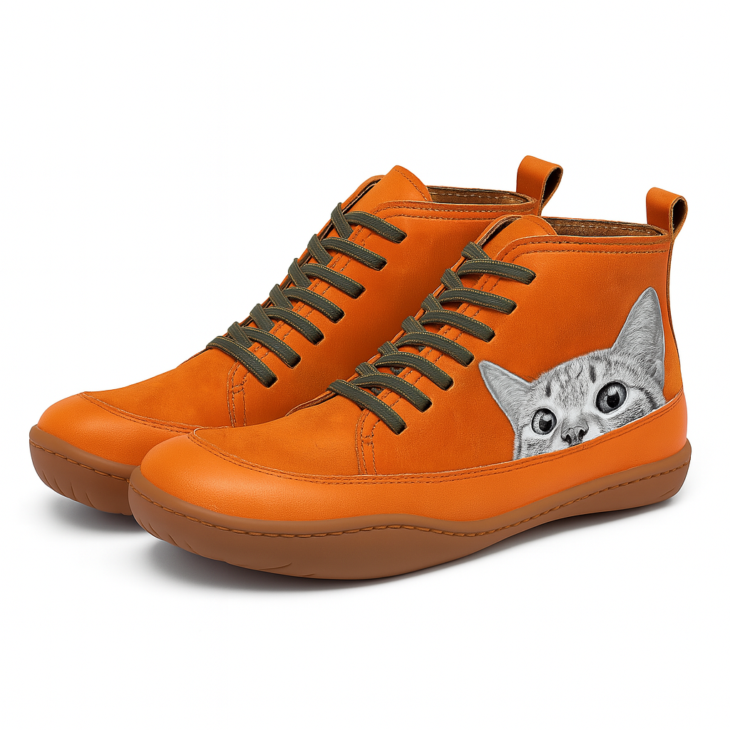 Savrani™ | Laarzen met katten-detail