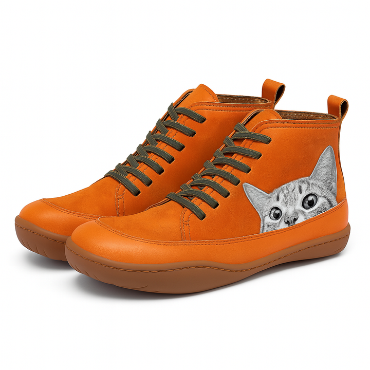 Savrani™ | Laarzen met katten-detail