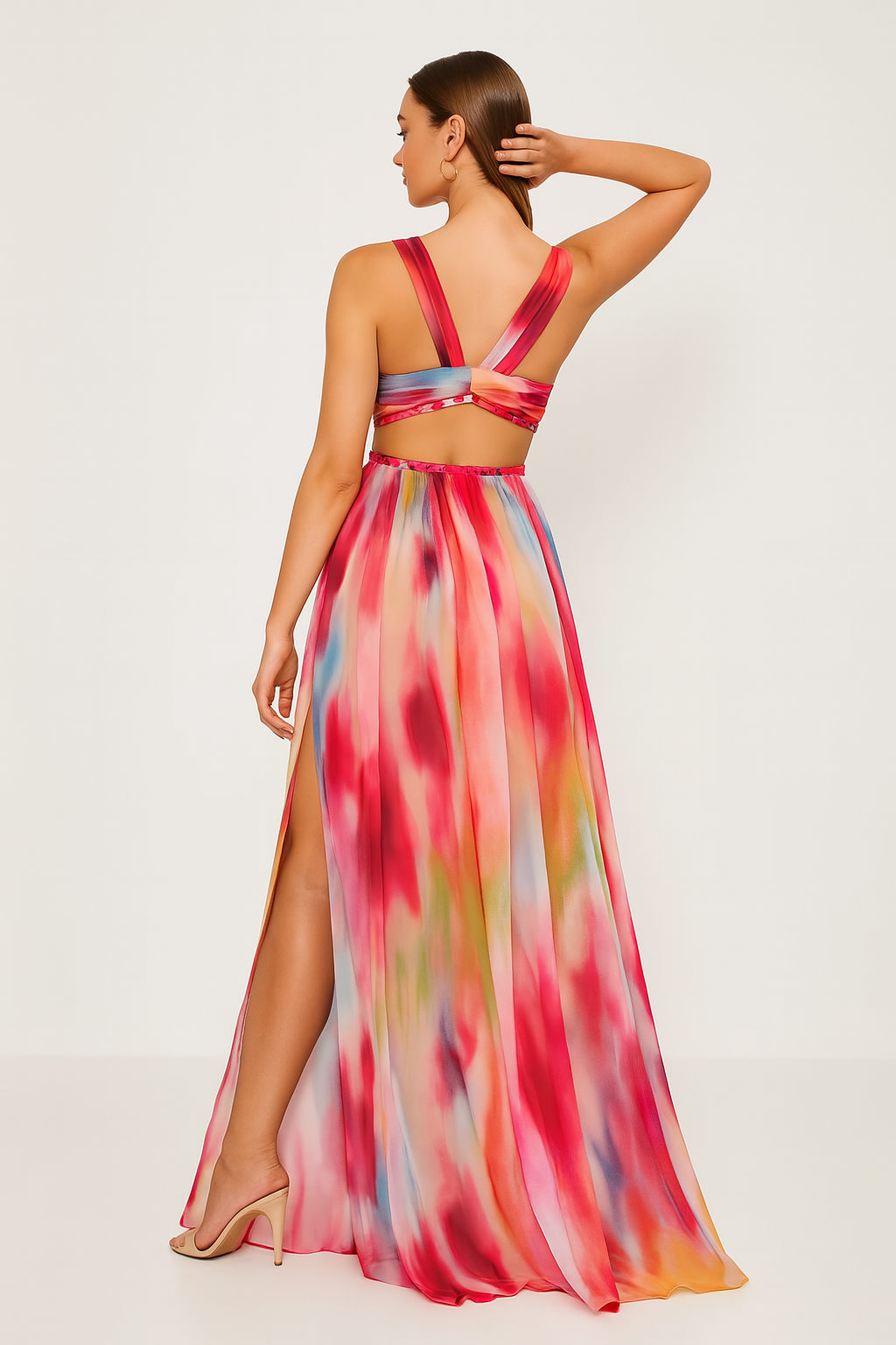 Freya™ | Gekleurde Maxi jurk