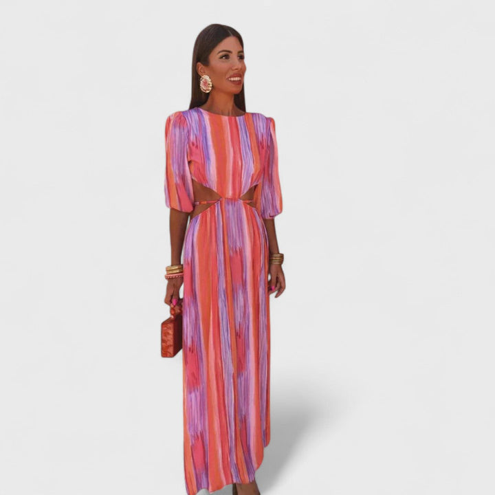 Nicea | Elegante jurk met inkepingen