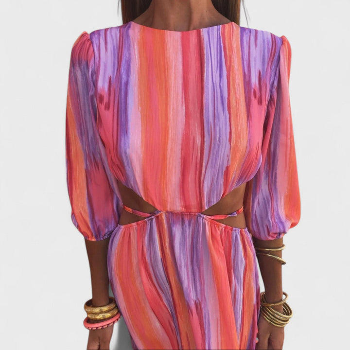 Nicea | Elegante jurk met inkepingen