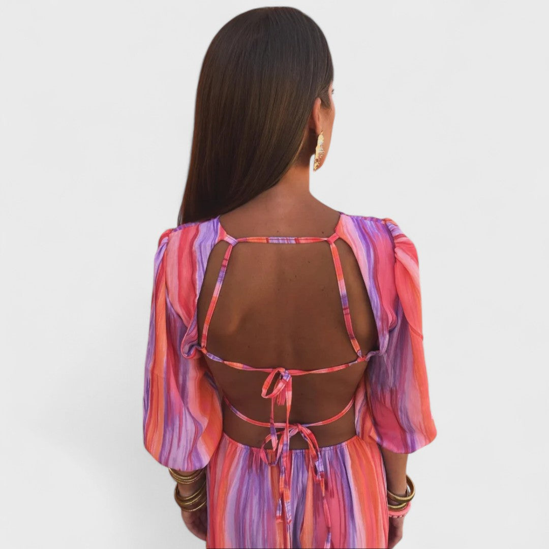 Nicea | Elegante jurk met inkepingen