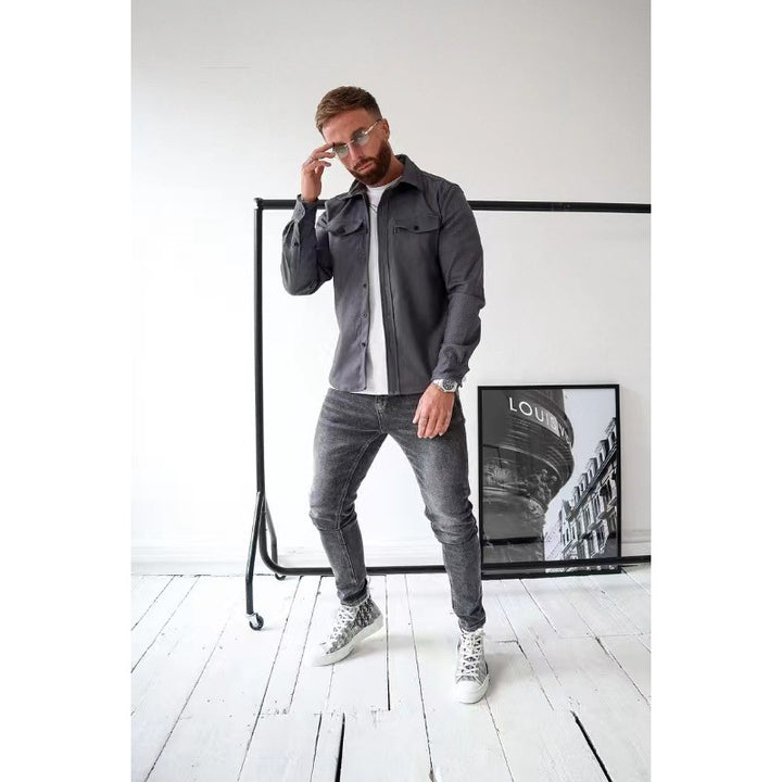 Casual overhemd voor jonge mannen