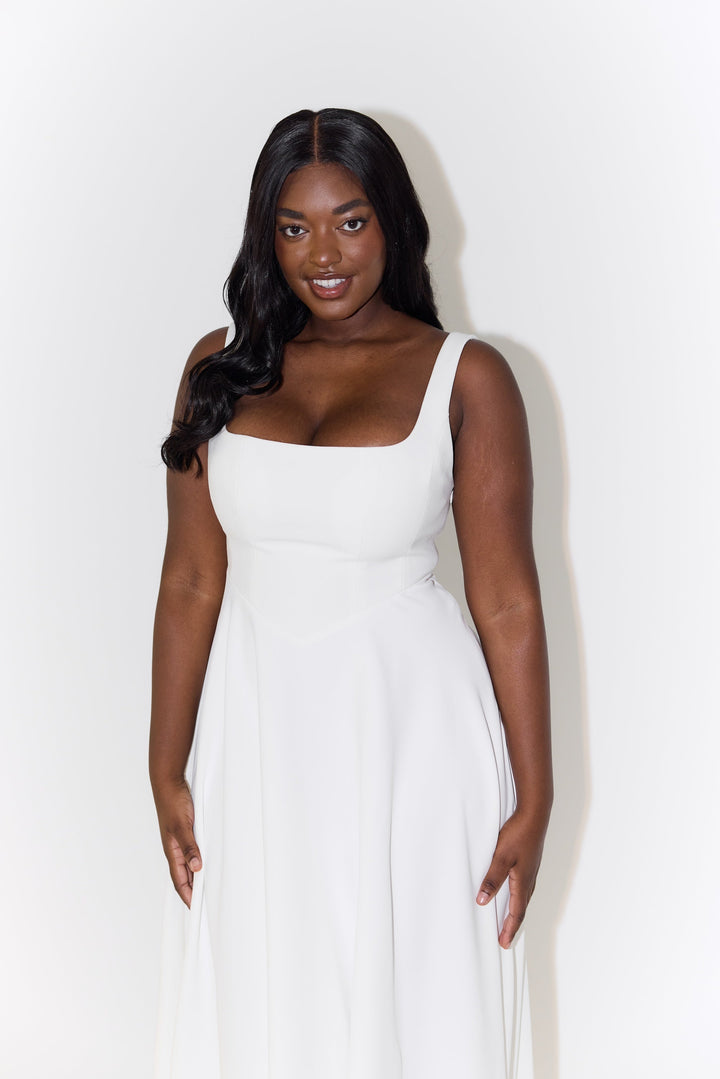 Amelia™ | Tijdloze, zwierige midi-jurk