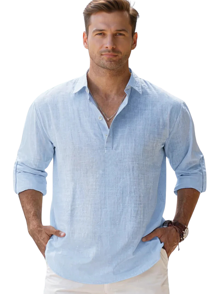 LINO - Linnen Blouse voor heren