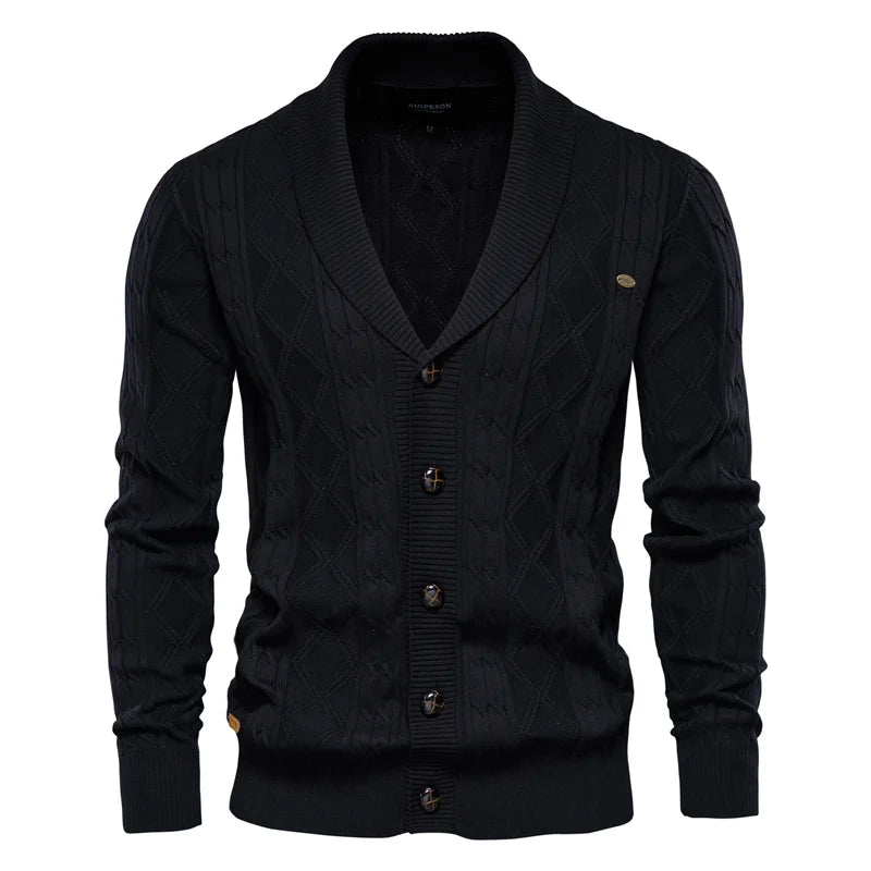 AMELURE | Cardigan voor mannen met knopen