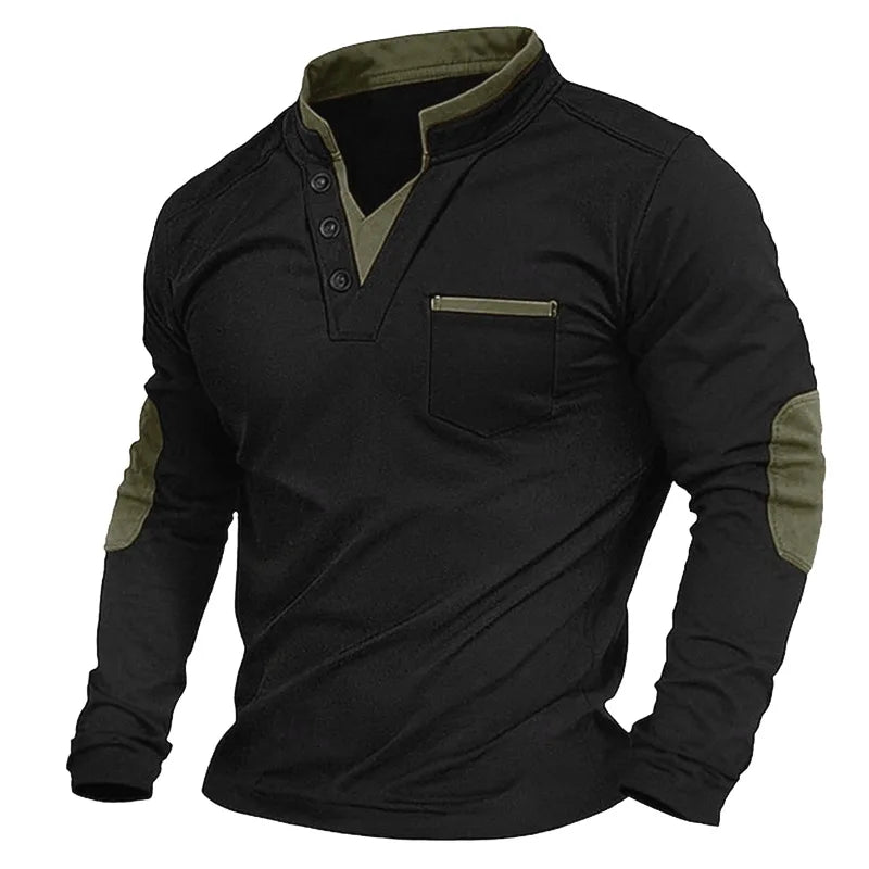 Heren V-hals Sweatshirt