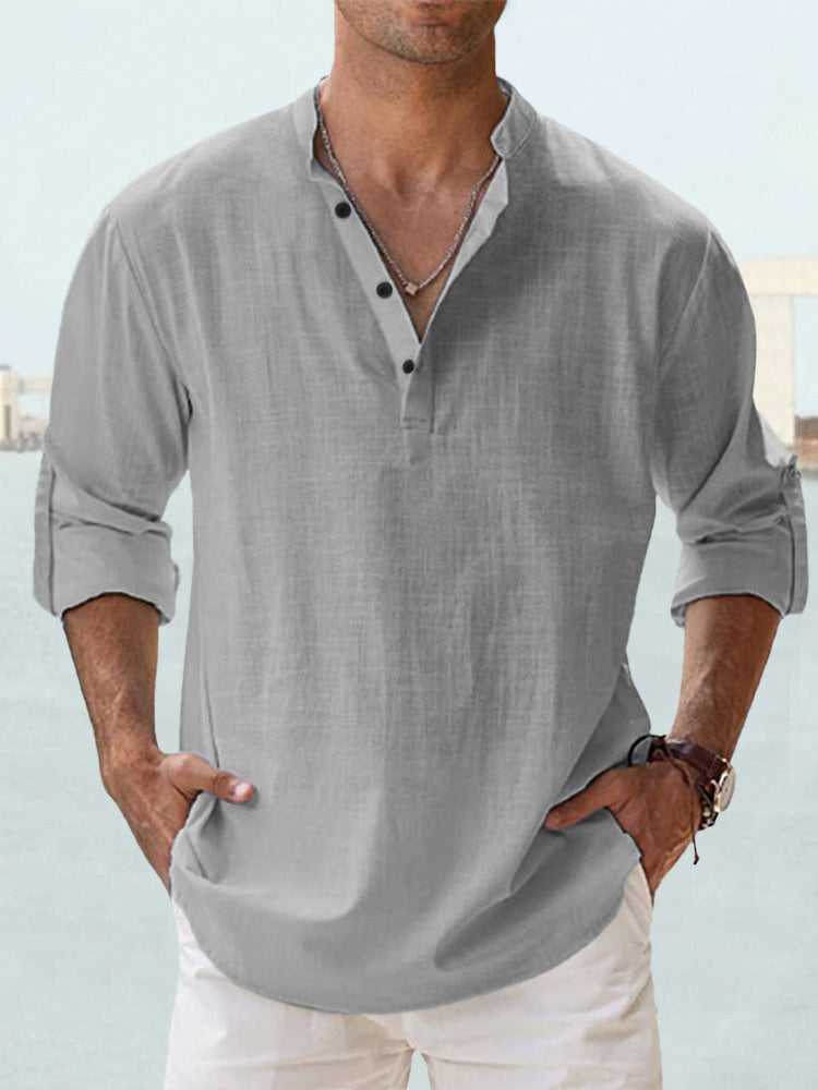 LINO - Linnen Blouse voor heren