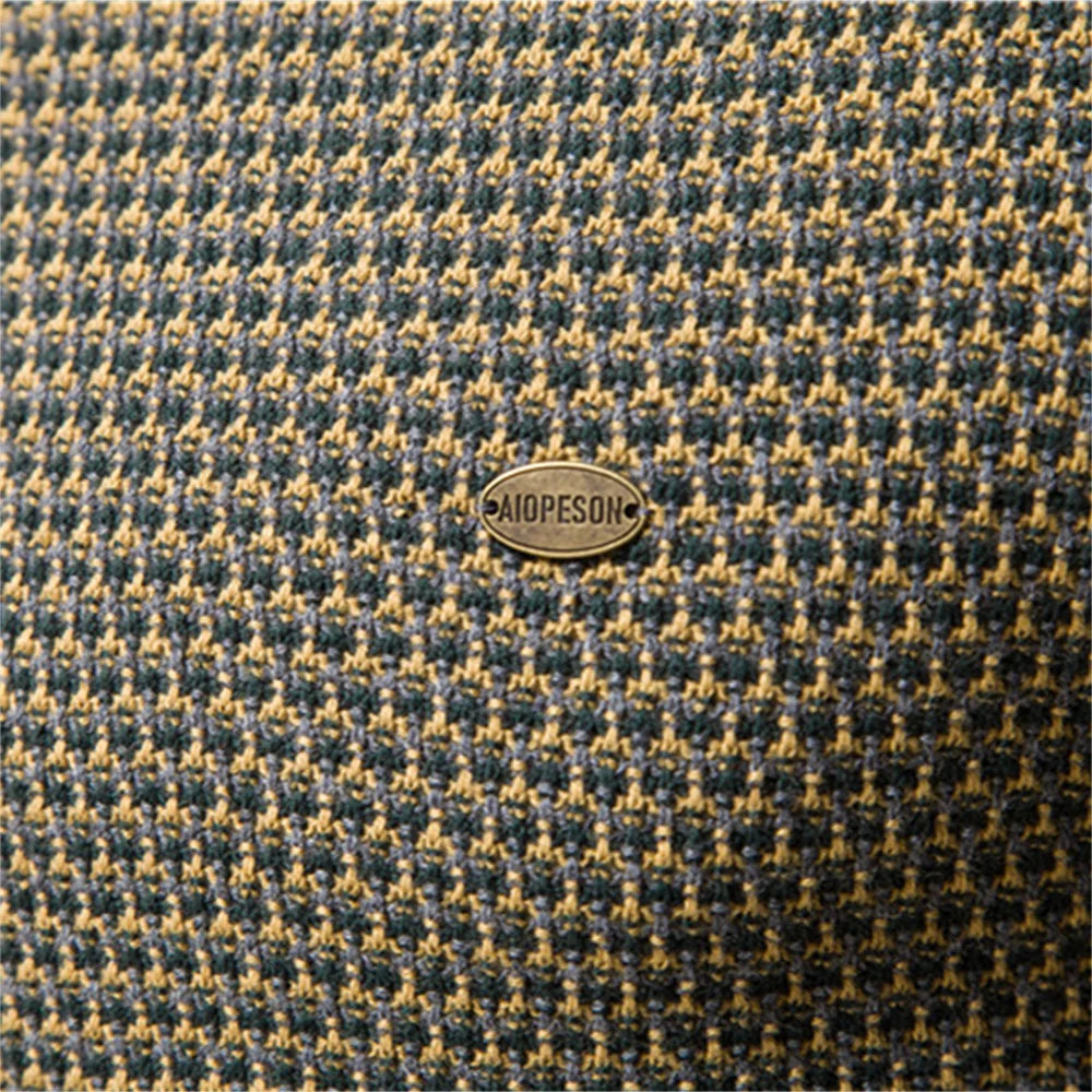 AMELURE | Heren trui met ruitpatroon