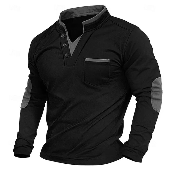 Heren V-hals Sweatshirt