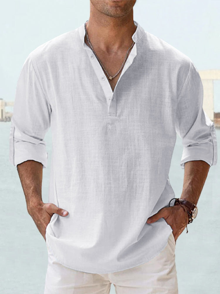LINO - Linnen Blouse voor heren