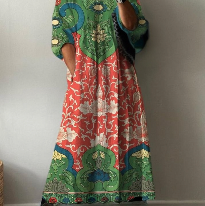 Provence | Boho midi zomerjurk