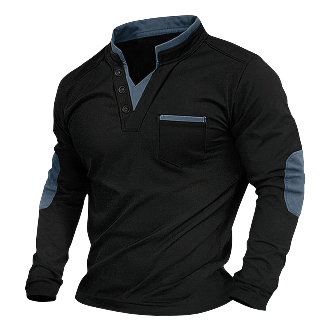 Heren V-hals Sweatshirt