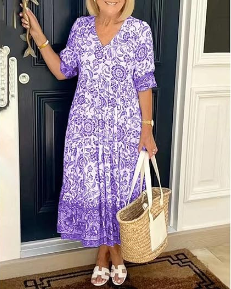 NILA – Elegante en comfortabele BOHO-zomerjurk