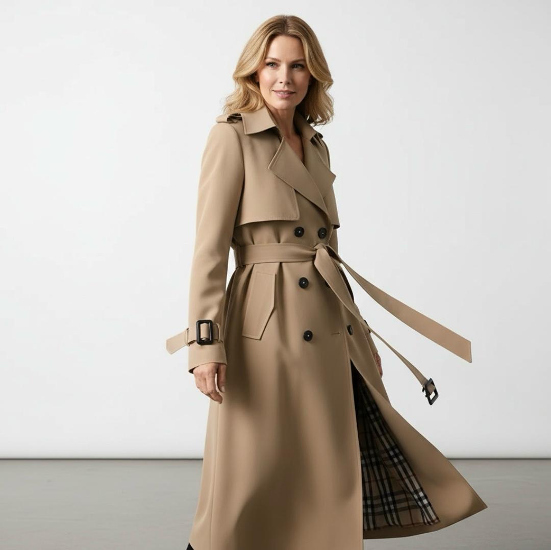 Clémentine | Tijdloze Elegante Damestrenchcoat