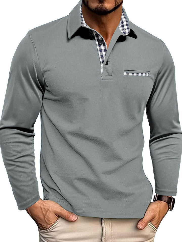 Poloshirt met lange mouwen