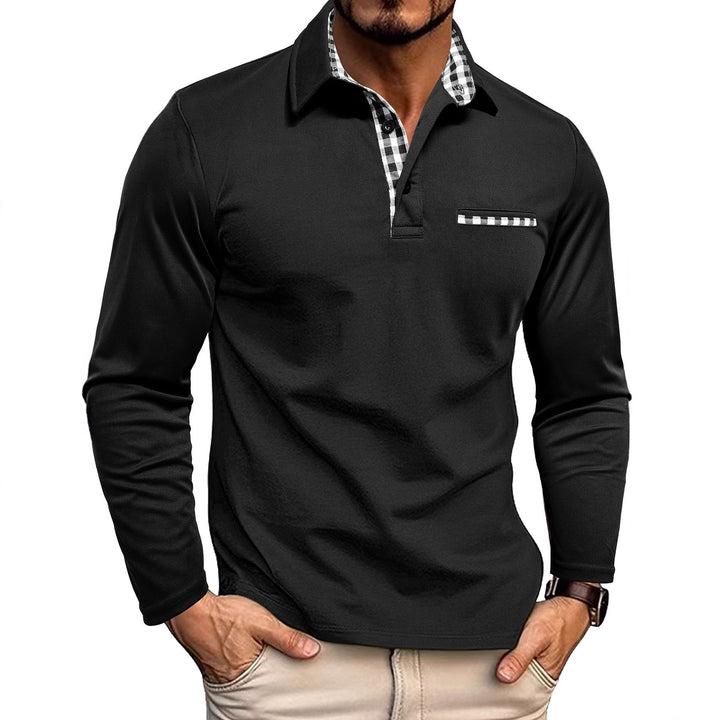 Poloshirt met lange mouwen