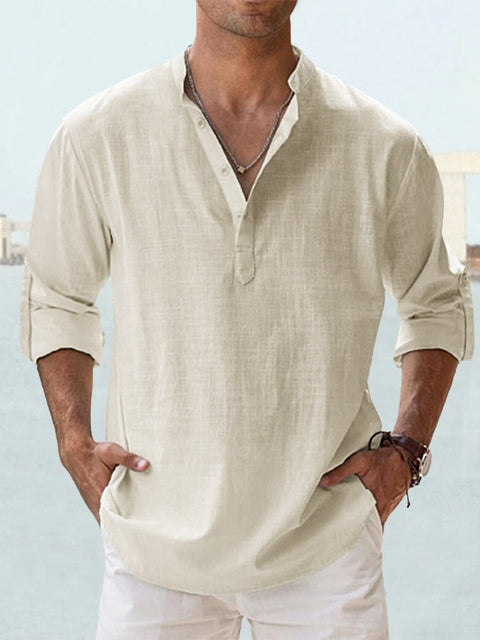 LINO - Linnen Blouse voor heren