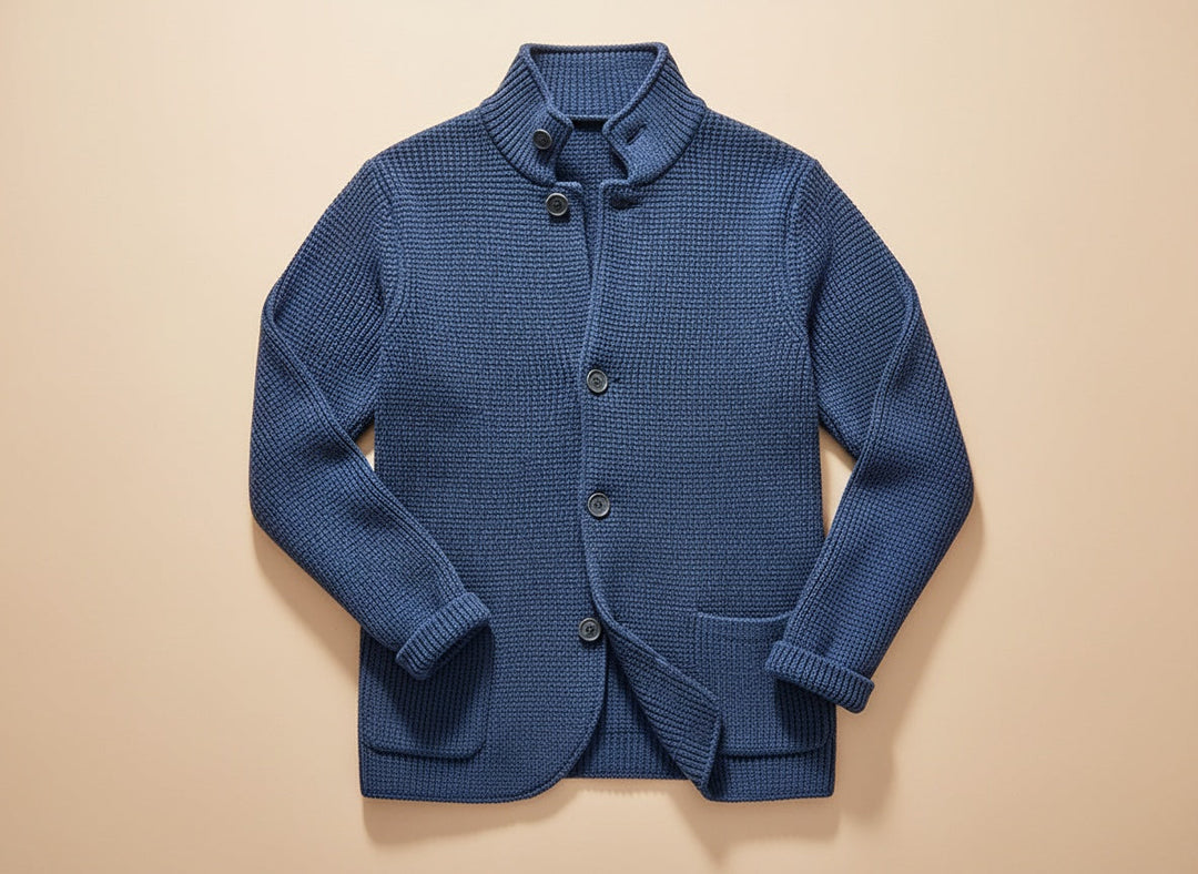 Rudolf™ | Luxe Gebreide Wolcardigan