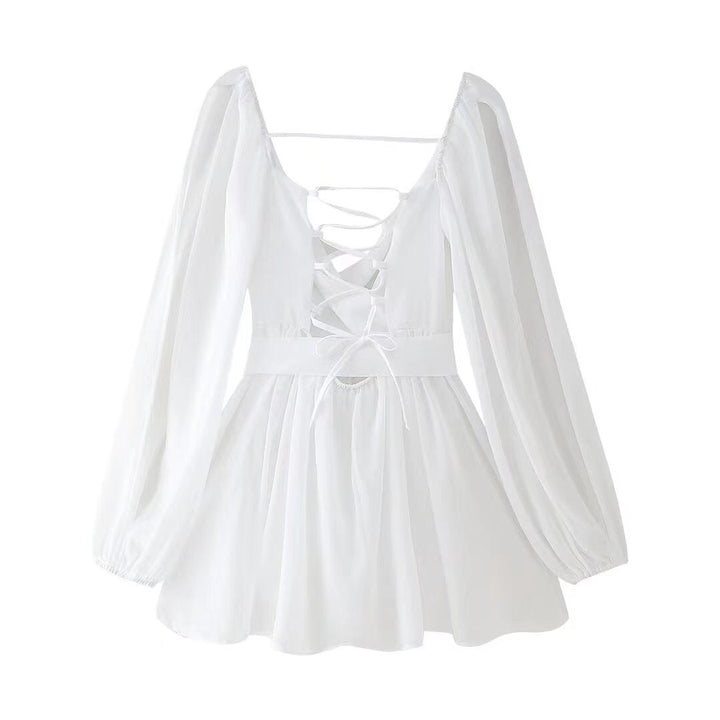 Marlies | mini-jurk met open rug